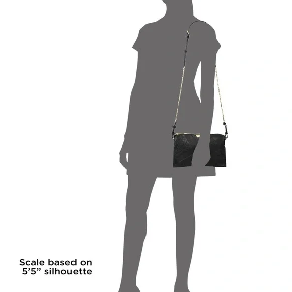 BURBERRY Signature Grain Calfskin Check Embossed Peyton Crossbody Clutch Bag - Picture 5 of 11